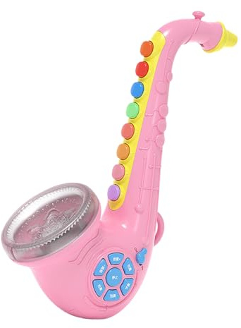 Mini Strumento Per Sassofono: Giocattolo Musicale Con Suono Leggero, Design Adatto Per Bambini, Strumento Musicale Portatile Durevole | Asilo Casa Casa Regalo Di Compleanno Apprendimento Coordinac