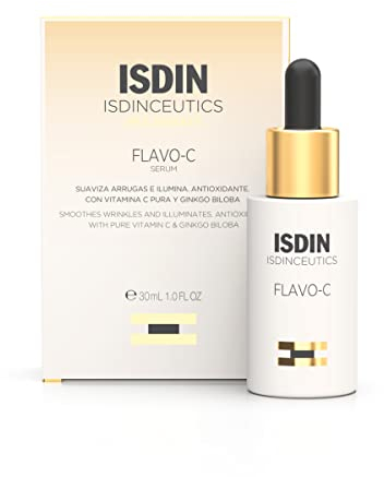 Isdin Isdinceutics Flavo-C Potente Serum Antioxidante | Piel Rejuvenecida y Luminosa 1 x 30ml