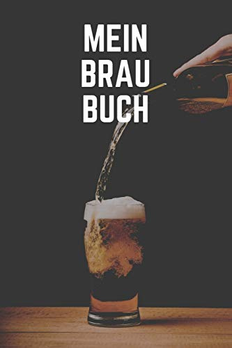 Mein Brau Buch: A5 Kariert Bierbrau Buch, Notizbuch für Biebrauer, Hobbybrauer, Bier Brauen 120 Seiten 6x9 | Organizer Schreibheft Planer zum Ausfüllen