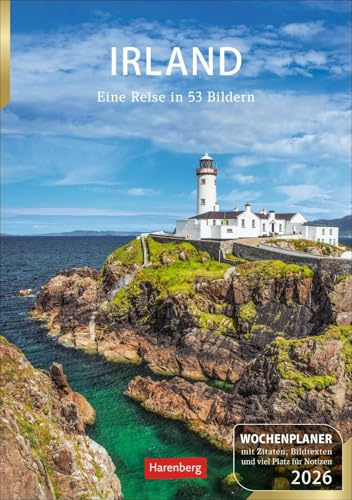 Irland Wochenplaner 2026 - Eine Reise in 53 Bildern: Landschafts-Wandkalender zum Eintragen mit 53 atemberaubenden Fotografien der schönsten Plätze ... 2026 Wand (Wochenplaner Harenberg)