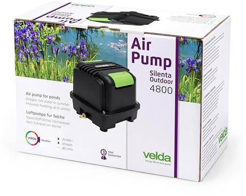 Velda, aérateur complet pour bassin d'agrément, Silenta Pro 4800, 125098