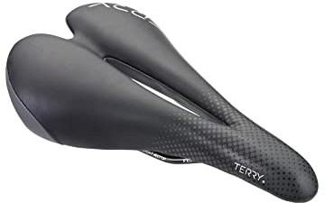 Terry Falcon X Fahrradsattel – Fahrradsitz für Damen – flexibel & bequem – schwarzer Dura-Tek Bezug, niedriges Profil