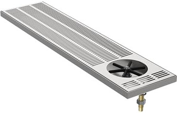 Krome Dispense Rinser with Side Spray, 7 by 30, acero inoxidable