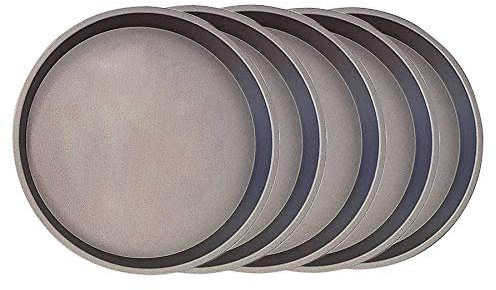 Chabrias Ltd 5X Long Life Victoria Sandwich Cake Tin Pan 7 (17.5cm) Superior Double Coated Non Stick, Fixed Base, Made in England