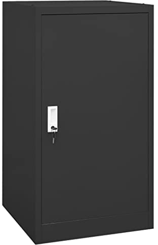 INLIFE Sattelschrank Anthrazit 53x53x105 cm Stahl