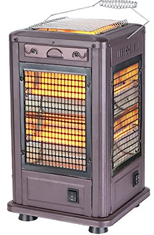 Quartz Convector Heater Portable Heaters Fosr Home Low Energy Barbecue Freestanding for Indoor Bathroom home (purple,16.93X9.84X9.84in)