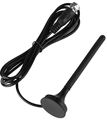 Antena con Imán para Antenas de TV Inalámbrico para Interiores Televisión Digital Inteligente Dvb T Indoor HDTV Antena de Coche UHF Accesorios VHF Base Magnética de Doble Banda