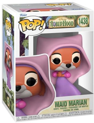Funko Pop! Disney: Robin Hood - Maid Marian - Vinyl-Sammelfigur - Geschenkidee - Offizielle Handelswaren - Spielzeug Für Kinder und Erwachsene - Movies Fans - Modellfigur Für Sammler