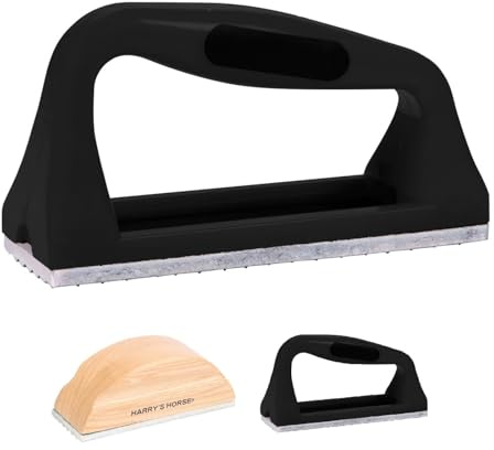 NETPROSHOP Handliche Hufraspel zum Aktualisieren und Abrunden der Pferdehufe, Groesse:M, Farbe:Schwarz