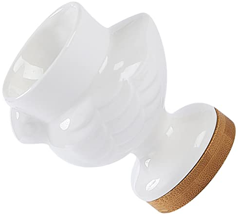 MUCKLILY Porta Tazze in Ceramica A Forma di Pulcino Adorabile Porta Tazze per La Colazione