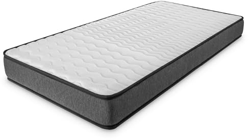 COSMOS - Colchón de 80 x 200 cm Orion PROMO colchón de espuma fría dureza H2 - Certificado Öko-Tex - Núcleo de tecnología Airfresh+látex bialveolar colchón de 7 zonas de altura 15 cm - Fabricado en la