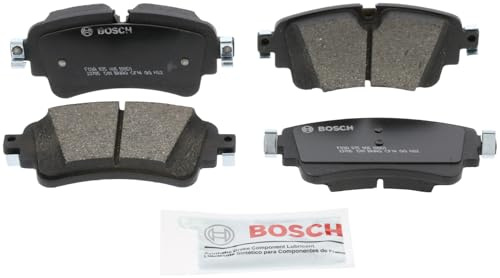 BOSCH BC1898 QuietCast Premium Ceramic Disc Brake Pad Set - Compatible with Select Audi A4, A4 allroad, A4 Quattro, A5 Quattro, A5 Sportback, A6 Quattro, A7 Sportback, Q5, RS5, S4, S5, SQ5 +More; REAR
