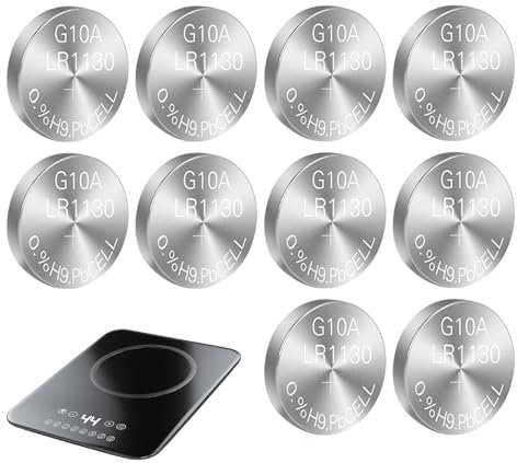 Lot de 10 piles bouton AG13 1,5 V pour appareils électroniques de 1,5 V
