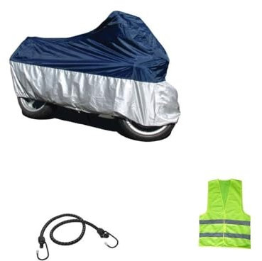 Compatible con KYMCO Agility 125 Funda Impermeable para Moto Cubierta DE Nylon para Moto Scooter MAXISCOOTER Capota TAMAÑO L 232X100X125CM Cobertura Lluvia