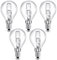 SCNNC E14 G45 Halogenlampe 28W Dimmbar 230V, Halogenlampe E14 28W Warmweiß 2700K, Klar Globe Halogen Classic G45 E14 Tropfenform Halogen für Deckenleuchte, Wandlampe, Stehlampe, 5 Stück