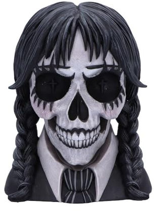 Nemesis Now Dark Glare Skull, Gothic Skeleton Decor, Hand-Painted Bust