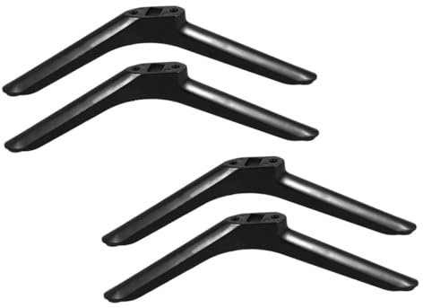 CHILDWEET 2pairs Flexible Tv Stand Legs for Replacement Bracket Stand Quick Setup Suitable for