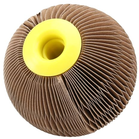 Milisten Juguete de Pelota de Panal para Gatos Rascador de Papel Corrugado Duradero para Jugar Interiores Color Natural
