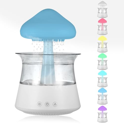 Zambuph Reduzca la humedad y disfrute de la fresca - Humidificador de aire portátil para espacios pequeños Espacios pequeños Hidificador aire ABS personal