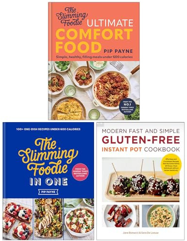 The Slimming Foodie Ultimate Comfort Food, The Slimming Foodie in One & Modern Fast and Simple Gluten-Free Instant Pot Cookbook 3 Books Collection Set