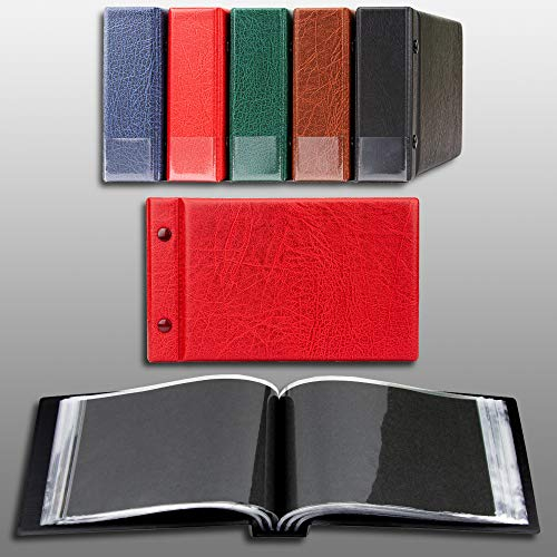 Prophila Collection kleines Postkarten- und Briefe-Album rot