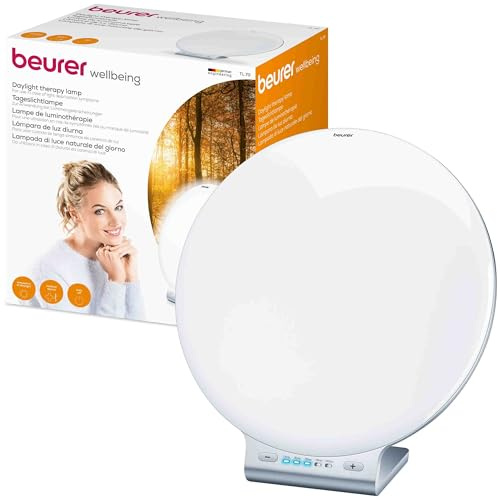 Beurer TL 70 Tageslichtlampe, Kunststoff, Tageslichtsimulation zur Steigerung des Wohlbefindens an dunklen Tagen, 1 Stück (1er Pack)