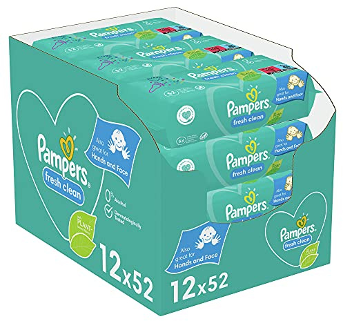 Pampers Fresh Clean 81688057 Baby Wipes 12 Packs 624 Wipes