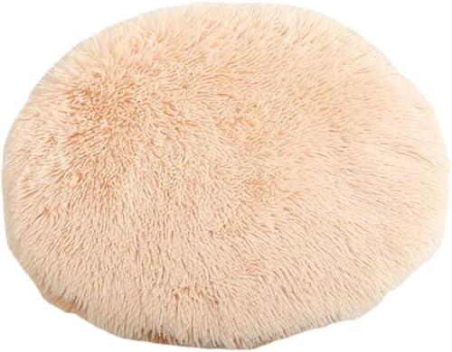 RICHRAIN Katzenkissen Rund,PlüSchkissen Katzen Hunde, Rund, Warme Matte | Größe S: 40 cm