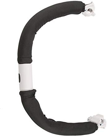 Abnehmbarer Kinderwagen-Sicherheitsbügel,Regenschirm, Kinderwagen, Bumper, Universal, verstellbar, für Babys, Kinderwagen, Lenker, Armlehne, Bumper Bar, schwarz (schwarz)