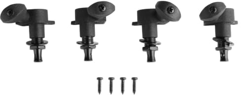 Cheville pour Ukulélé à 4 Cordes en Métal Bouton D'ukulélé Entièrement Fermé Chevilles D'accordeur D'ukulélé Gauche et Droite avec Vis
