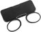 Lentilles de Lecture Unisexes, Lunettes pour Lire Sans Branche, Aide Visuelle Compacte, Mini Portable Lunettes de Lecture Légères, Nose Clip Lunettes de lecture Antidérapantes Aide à la lecture (Noir)
