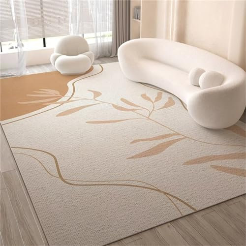 RUGMRZ Outdoor Teppiche 170x240CM Teppich Junge kinderzimmer mädchen Sandfarbe Moderner, minimalistischer Design, stilvoller, bequemer