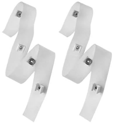 JINGLING 2 x Motorhome Curtain Slider Tape for Motorhome Curtains Sliding Tape for Curtain Rods, Sliding Tape for Window Covering, for