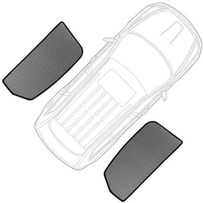 FACSER Auto-Sonnenschutz Für Ford Für Focus Fließheck MK3 2011-2018 Seite Sonnenschirm Magnetische Sonnenschutz Sonnenschutz Sonnenschirm Kinder Vorhänge Sonnenschutz Vorhang(2PCS Rear)