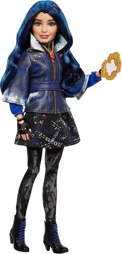 Mattel Descendants Evie Isle of the Lost Tenth Anniversary Fashion Doll with Removable Outfit, Accessory & Bendable Joints, Inspired by the Movies, JFG75