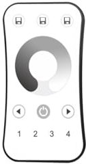Dimmer LED Triac 220V 230V 110V AC 2.4G Controller 4 zone for lampadina LED dimmerabile monocolore KS(R6)