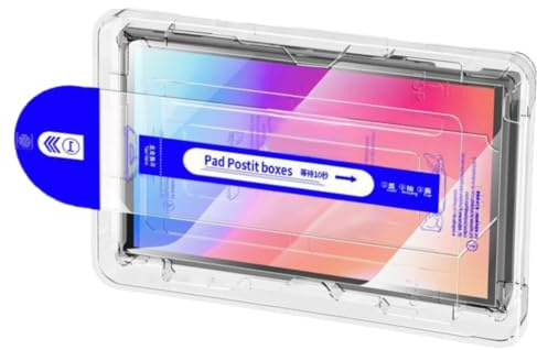 Huvqianu Console Screen Protector, Clear Protective Film, 6.3x8.66in Auto-Alignment Cover, Anti-Fingerprint Shield, Scratch Resistant for Home, Collector, Travel Accessory