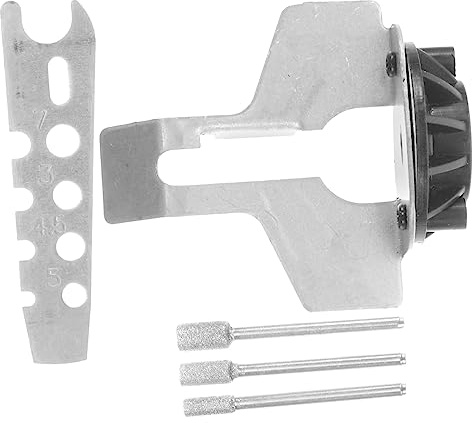 HIAKDOFT Kit De Accesorios y Para Motosierra Eléctricos, Afilador De Cadenas De Motosierra Profesionales, Herramienta Abrasiva Negra Para Mantenimiento y Corte Preciso Jardinería