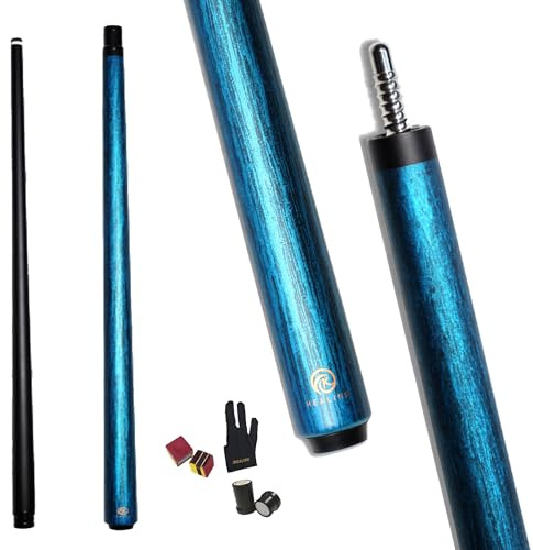 EAGLEKING Professional Carbon Fiber Pool Cue 56 - 12mm Low Deflection Shaft for Precision Shots | Billiards & Snooker Accessory