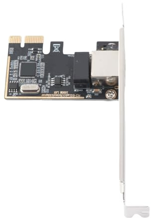 Ausla Tarjeta de Red PCIE Gigabit, Material PCB, Adaptador Ethernet de Alta Velocidad, 10/100/1000 Mbps para Uso en PC y Servidores