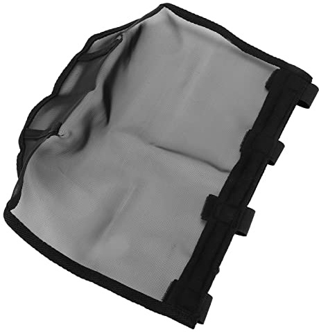 SPYMINNPOO Cubierta para la Nariz de Caballo, Transpirable, Teslin, Máscara contra Moscas para la Nariz de Caballo, para Protección Facial, Protección UV, Fácil de Usar para Actuaciones o (L)