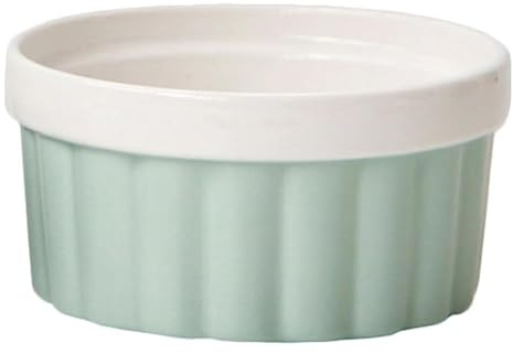 CHICAMPERA Ciotola in Terracotta Verde da 250ml per Dessert e Cucina, Resistente, Non Assorbe Odori, per Preparazioni in Casa e Regali Housewarming