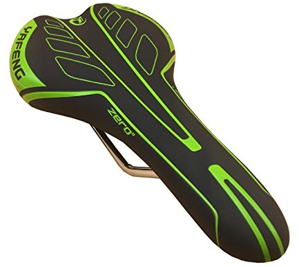 Sport Tent Fahrradsattel MTB Sattel Ergonomisch komfortabel Gepolsterter Fahrradsitz Rennradsattel Tourensattel Unisex Schwarz/grün