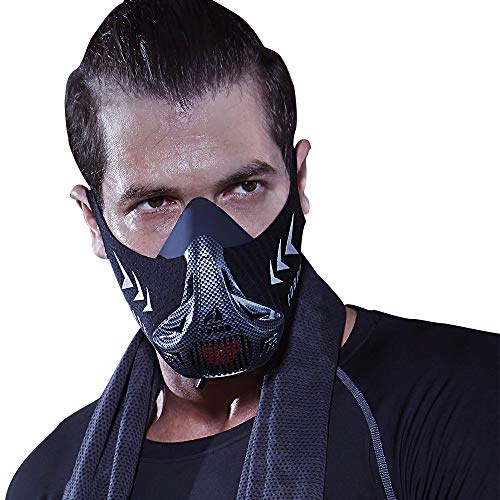 FDBRO Höhenausdauer Maske mit Tragetasche | Steigert die Kraft, Laufen, Widerstand, Training