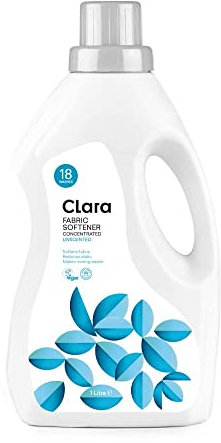 Clara Concentrated Fabric Softener Unscented 1L