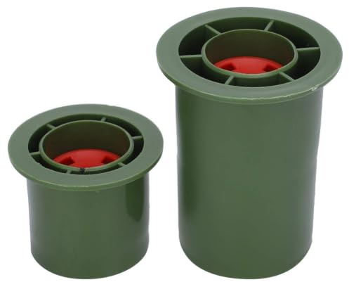 2 pièces leurre appât Faire, Portable PE leurre appât Outil Boule Fabricant Dispositif Accessoire de pêche Vert