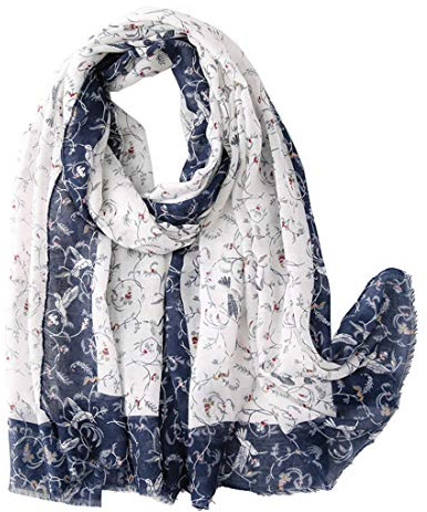 Fairygate halsdukar och sjalar för kvinnor sommar vår höst vinter loop damhalsdukar lång solskydd kvinnor flickor present, 7028, 33.5X70.5 Inch