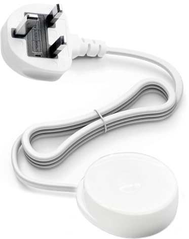 Electric Toothbrush Charger Base Compatible with Oral B IO Series 7 Series 8 Series 9, Magnetic Travel Charging Base for iO7 iO8 iO9 Model 3768 Power Adapter UK Plug