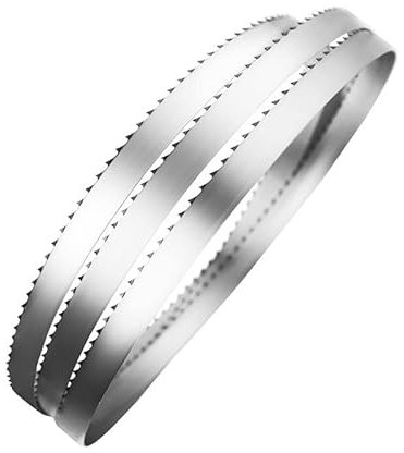 BCOMFY 3pcs Lame a Nastro da 1650 mm for Tagliare Ossa, Pesce congelato, Carne.1650 mm Lame for Sega con Larghezza 16, 19 mm (Color : Width 16x0.56mmx4Tpi, Size : Length 1650m