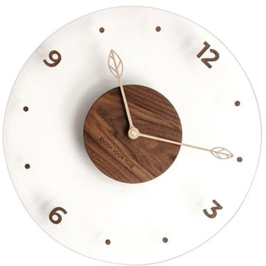 ABOOFAN Leise Quadratische Wanduhr 30 X 30 cm Acryl Zum Aufhängen An Der Dekorativer Stil
